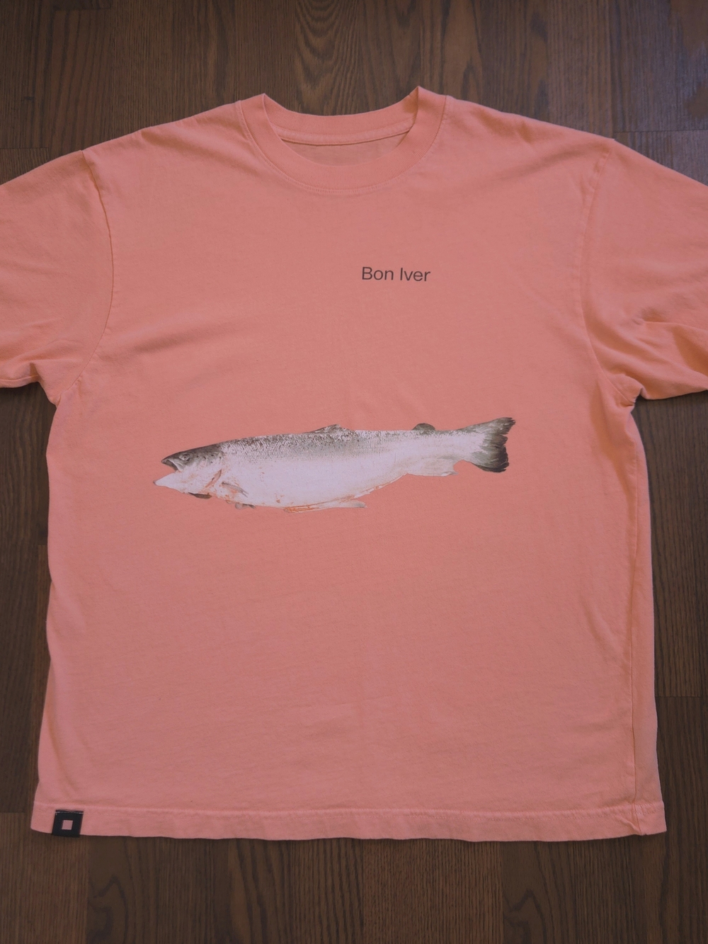 Bon Iver Salmon T-shirt 2025 Sable Fable offical limited merch - Adult Large